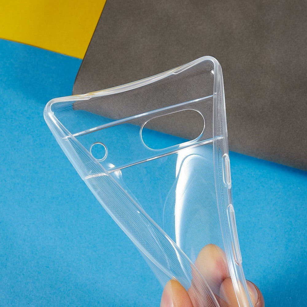 Google Pixel 7A Fleksibelt Plastik Cover - Gennemsigtig