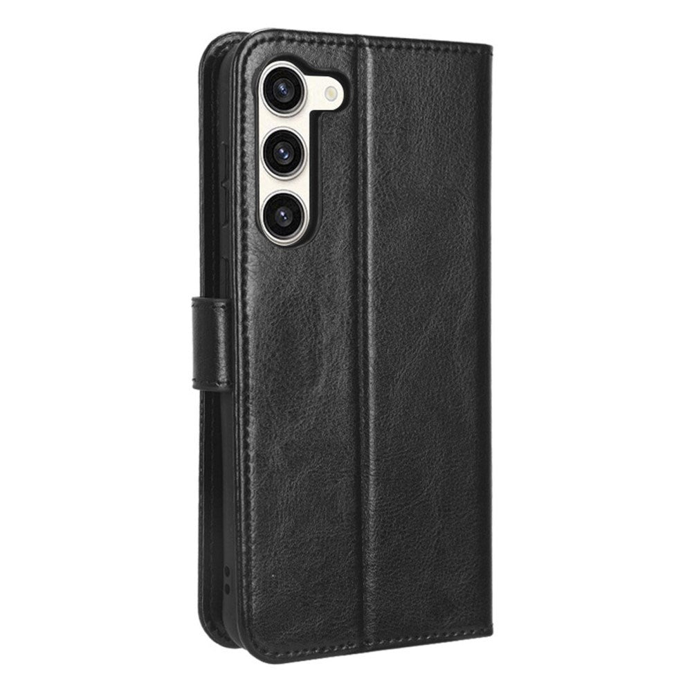 EIDERWOOD Samsung Galaxy S23+ (Plus) Kunstlæder Flip Cover m. Kortholder & Ståfunktion - Sort