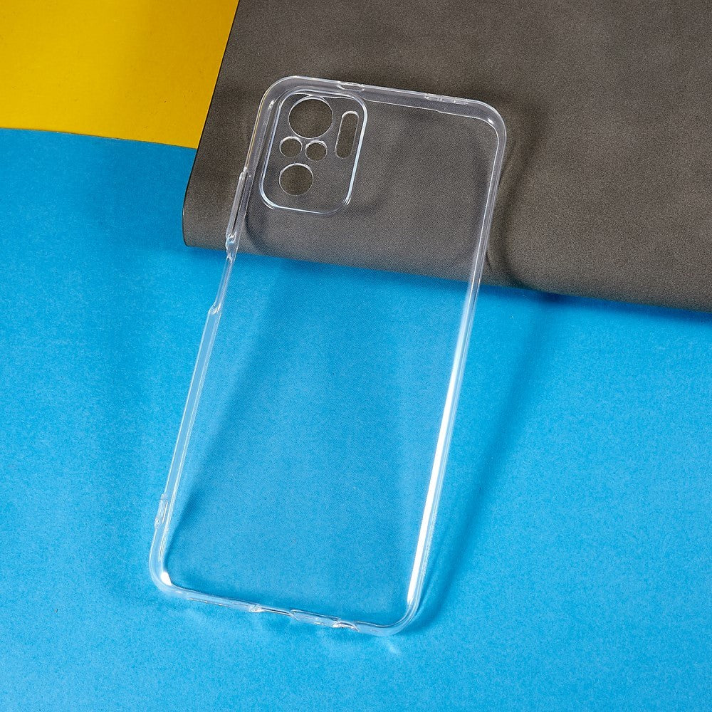 Xiaomi Poco M5S / Redmi Note 10S Fleksibelt Plastik Cover - Gennemsigtig