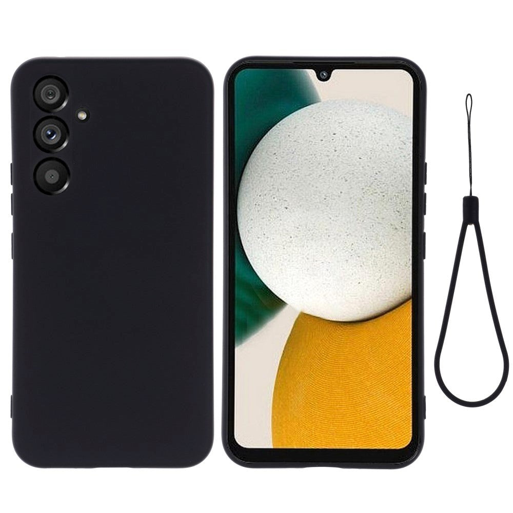 Samsung Galaxy A34 Liquid Silikone Cover - Sort