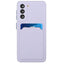 Samsung Galaxy S23 Fleksibel Plastik Cover m. Kortholder - Lilla