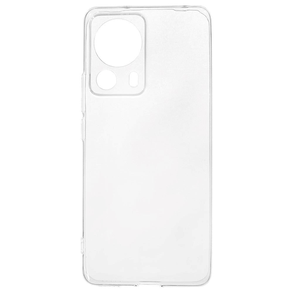 Xiaomi 13 Lite Fleksibelt Plastik Cover - Gennemsigtig