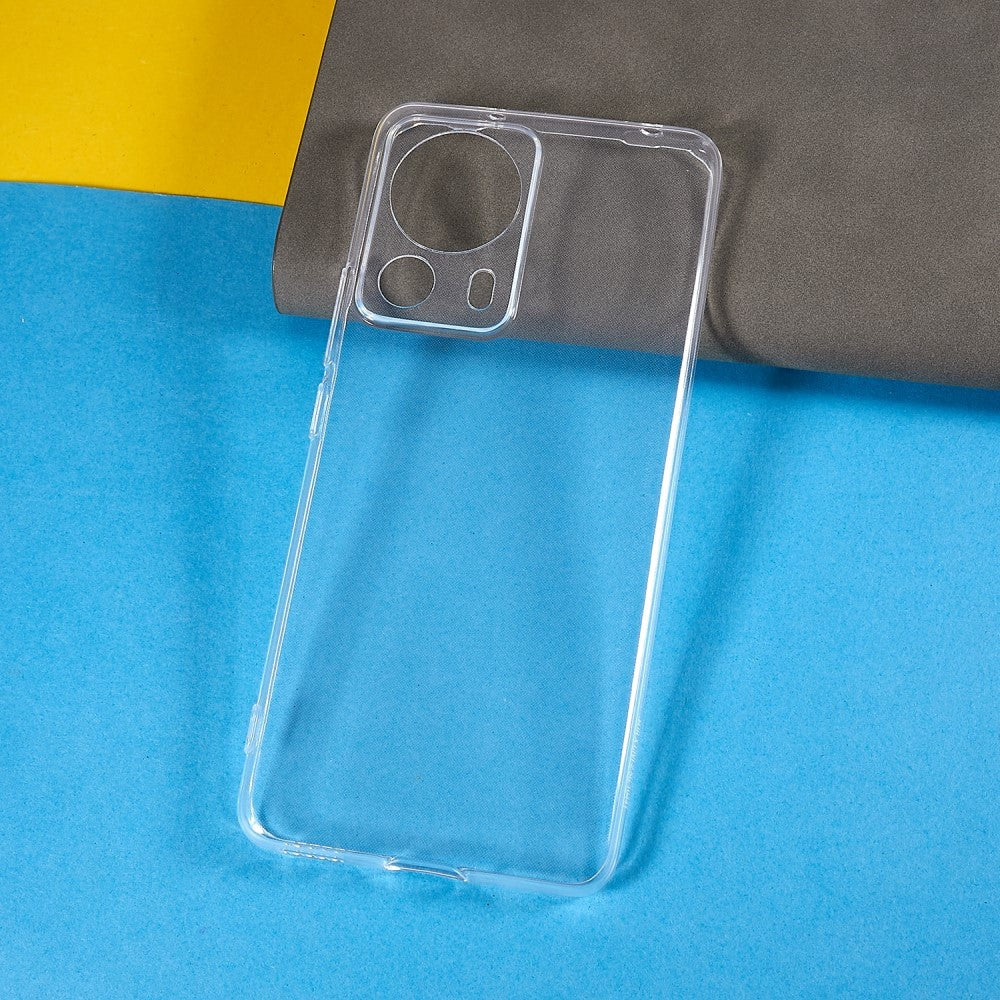 Xiaomi 13 Lite Fleksibelt Plastik Cover - Gennemsigtig