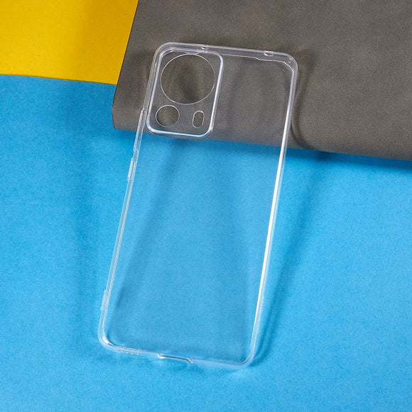 Xiaomi 13 Lite Fleksibelt Plastik Cover - Gennemsigtig