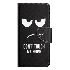 Samsung Galaxy A24 Læder Cover m. Pung & Ståfunktion - "Dont Touch My phone"