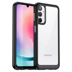 Samsung Galaxy A24 Acrylic Combo Cover Gennemsigtig / Sort