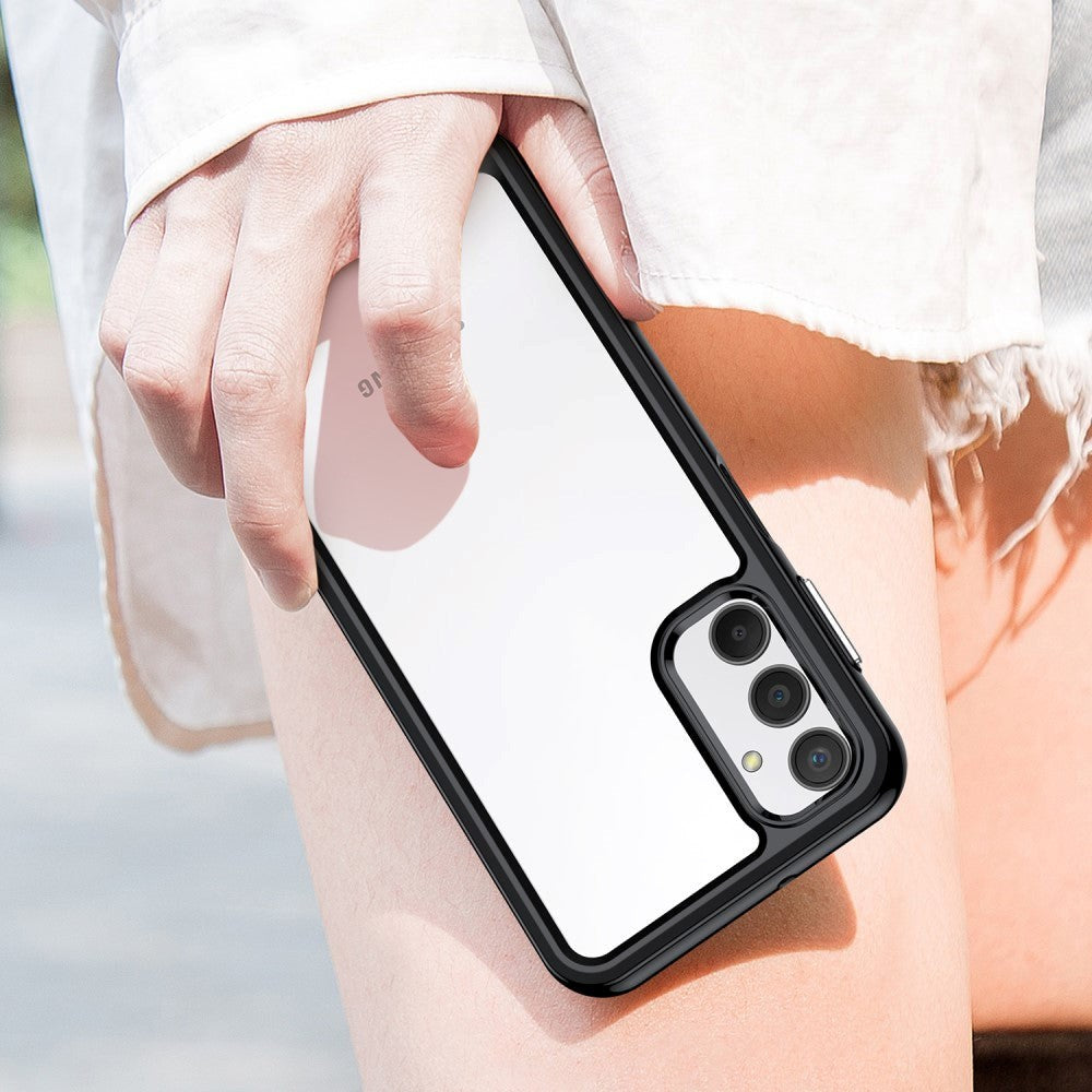 Samsung Galaxy A24 Acrylic Combo Cover Gennemsigtig / Sort
