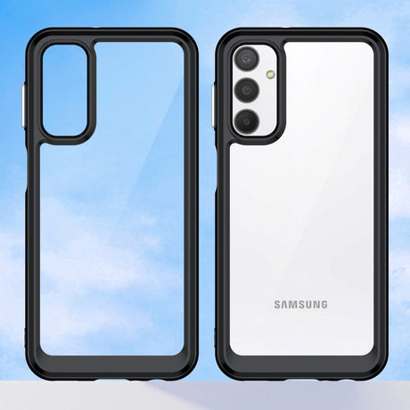 Samsung Galaxy A24 Acrylic Combo Cover Gennemsigtig / Sort