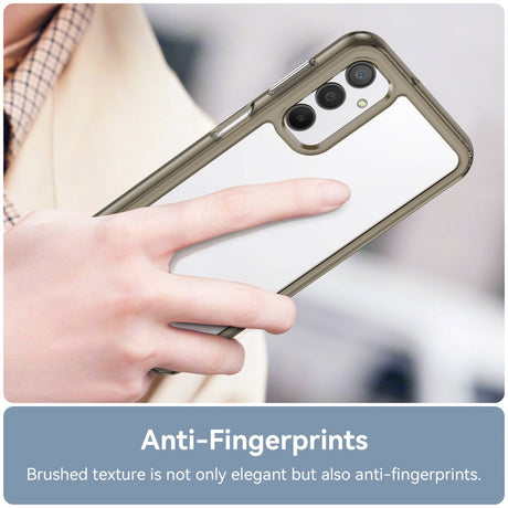 Samsung Galaxy A24 Acrylic Combo Cover Gennemsigtig / Grå