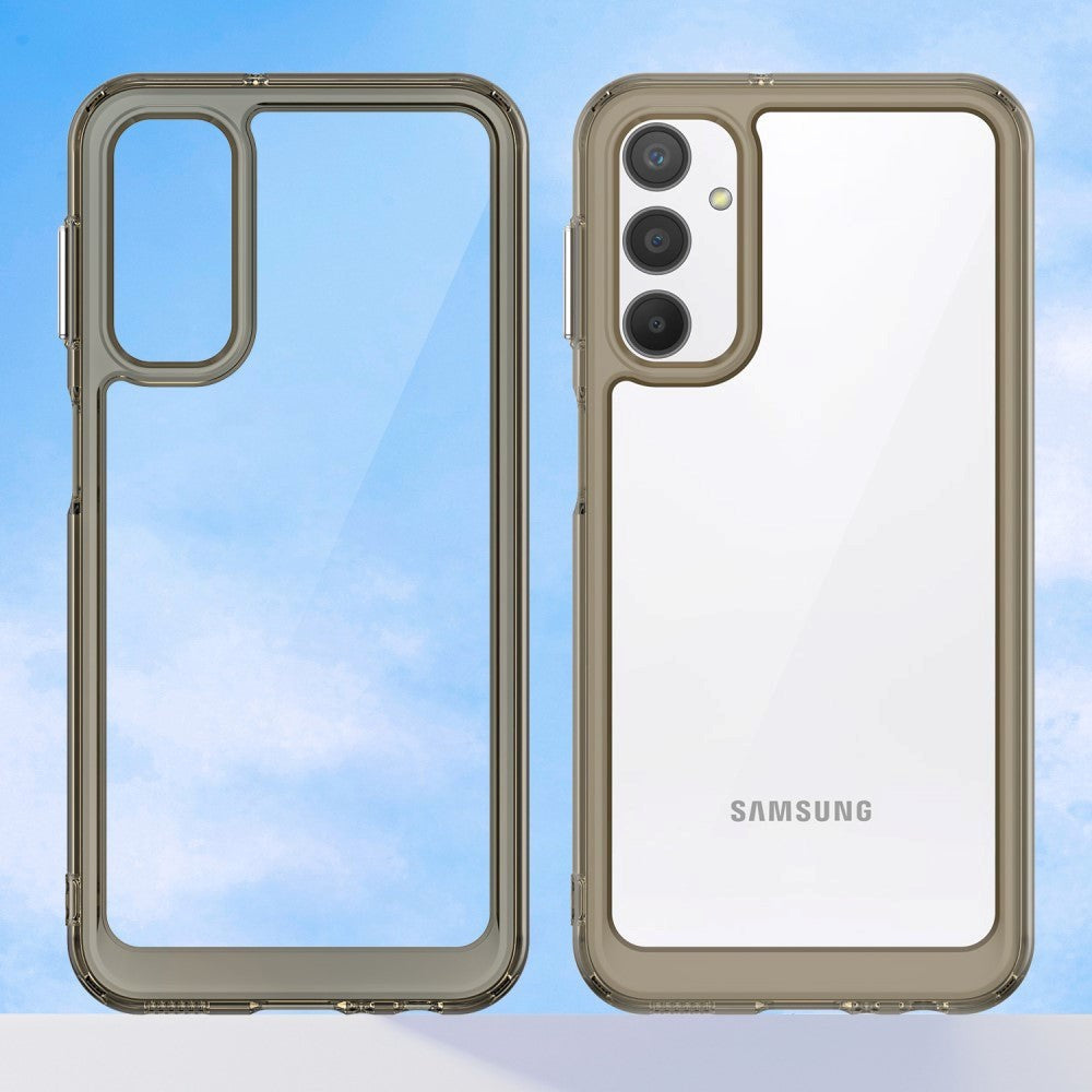 Samsung Galaxy A24 Acrylic Combo Cover Gennemsigtig / Grå