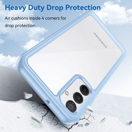 Samsung Galaxy A24 Acrylic Combo Cover Gennemsigtig / Blå