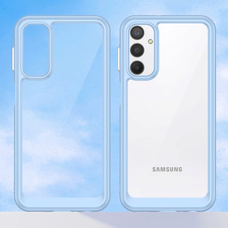 Samsung Galaxy A24 Acrylic Combo Cover Gennemsigtig / Blå