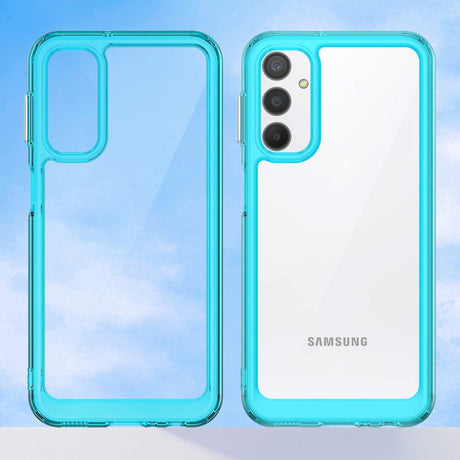 Samsung Galaxy A24 Acrylic Combo Cover Gennemsigtig / Turkis