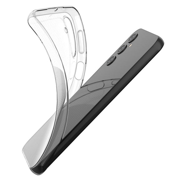 Samsung Galaxy A24 Fleksibelt Plastik Cover - Gennemsigtig
