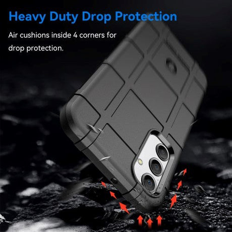 Samsung Galaxy A24 Rugged Shield Series Håndværker Cover - Sort