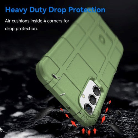 Samsung Galaxy A24 Rugged Shield Series Håndværker Cover - Grøn
