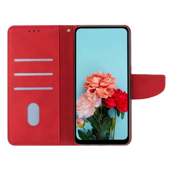 Xiaomi Redmi Note 12 Pro (5G) / Poco X5 Pro (5G) Læder Cover m. Pung og Strop - Rød