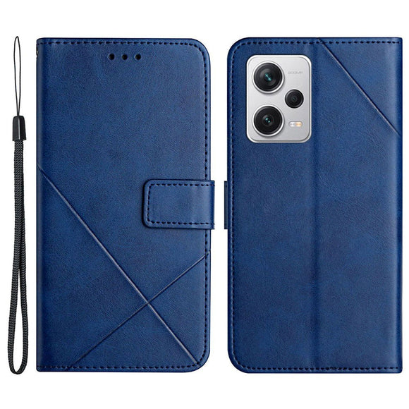 Xiaomi Redmi Note 12 Pro (5G) / Poco X5 Pro (5G) Læder Cover m. Pung & Ståfunktion - Blå