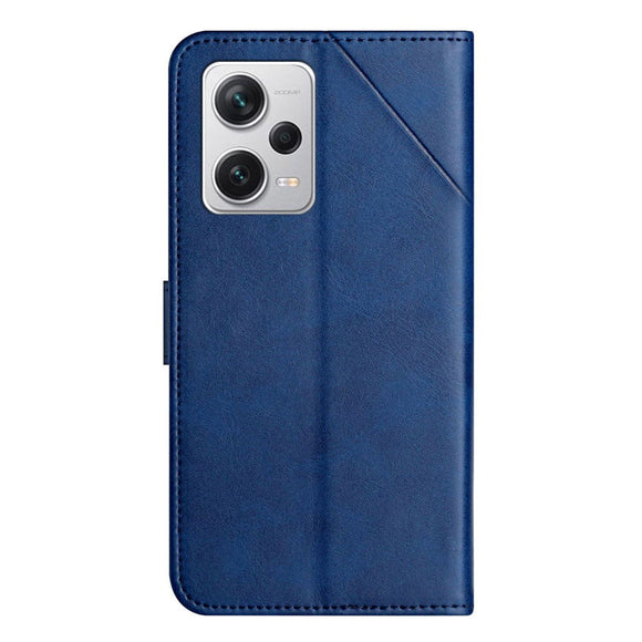 Xiaomi Redmi Note 12 Pro (5G) / Poco X5 Pro (5G) Læder Cover m. Pung & Ståfunktion - Blå