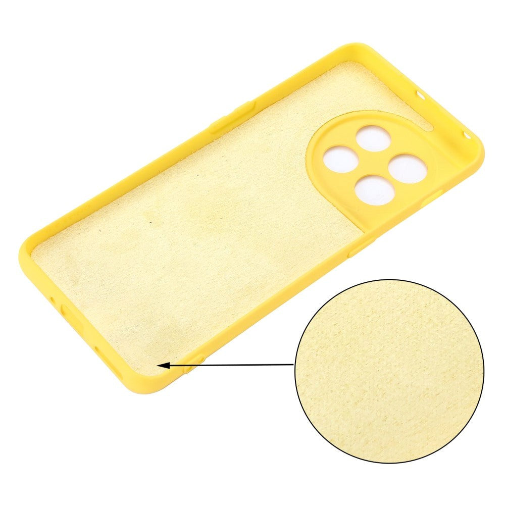 OnePlus 11 Liquid Silikone Cover m. Strop - Gul