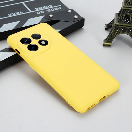 OnePlus 11 Liquid Silikone Cover m. Strop - Gul