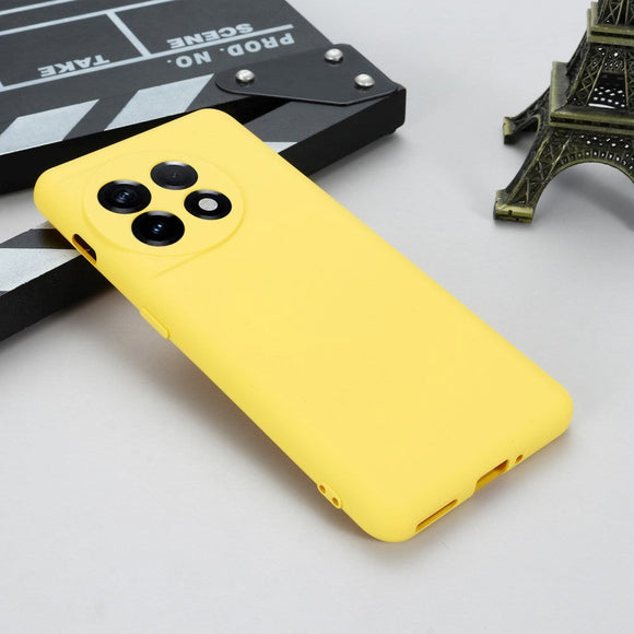 OnePlus 11 Liquid Silikone Cover m. Strop - Gul