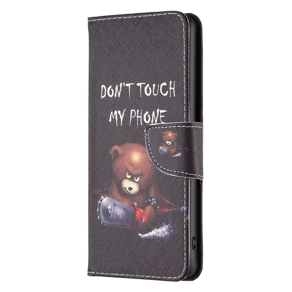 Xiaomi 13 Lite Læder Cover m. Pung - Bjørn
