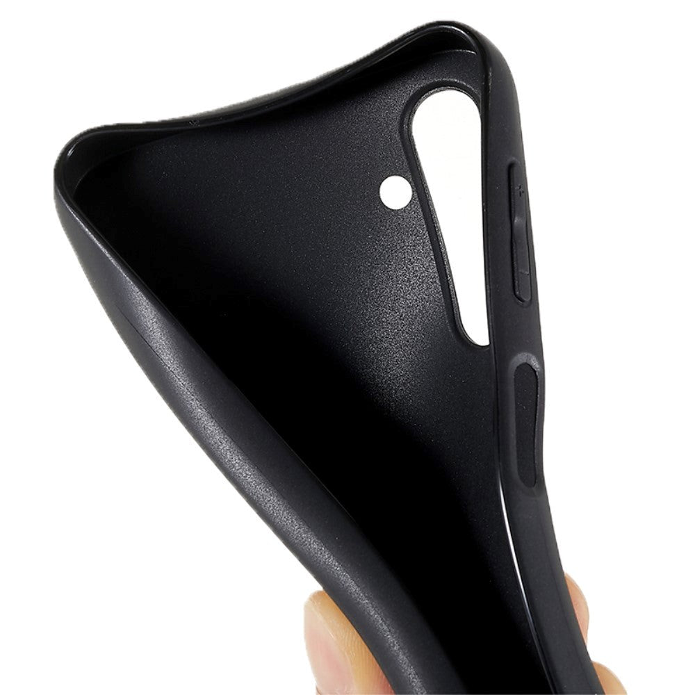 Samsung Galaxy A24 Mat Fleksibelt Plastik Cover - Sort