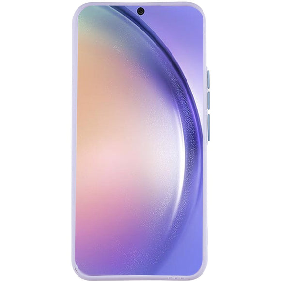 Samsung Galaxy A54 (5G) Fleksibel Plastik Cover m. Kortholder - Lilla