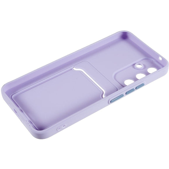 Samsung Galaxy A54 (5G) Fleksibel Plastik Cover m. Kortholder - Lilla