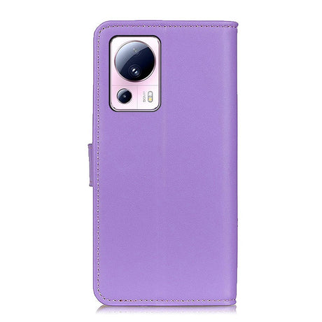 Xiaomi 13 Lite Blødt Læder Cover m. Pung - Lilla