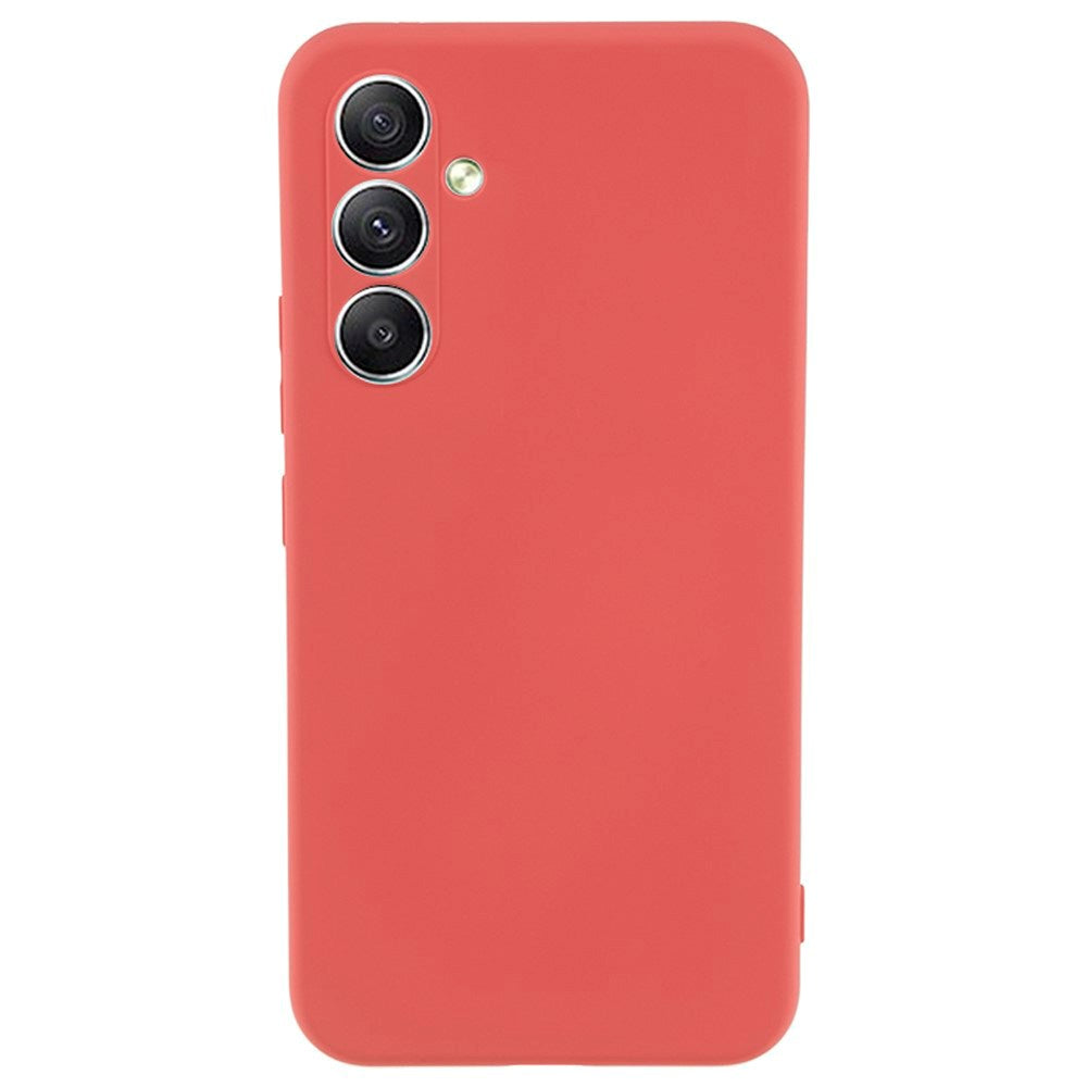 EIDERWOOD Samsung Galaxy A34 (5G) Foret Fleksibelt Plast Cover - Mørkerød