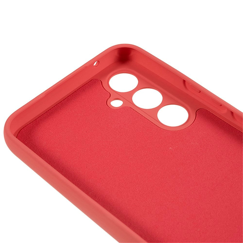 EIDERWOOD Samsung Galaxy A34 (5G) Foret Fleksibelt Plast Cover - Mørkerød