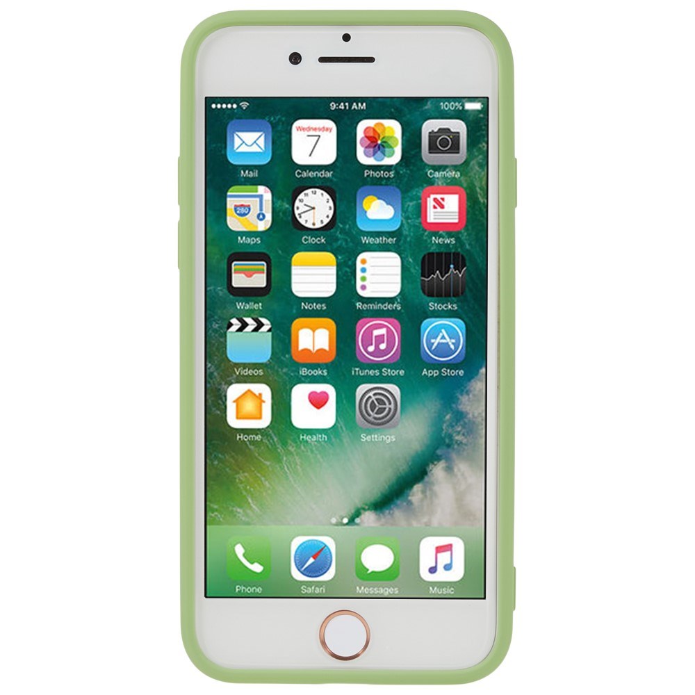 EIDERWOOD iPhone SE (2022 / 2020) / 8 / 7 Foret Fleksibelt Plast Cover - Lysegrøn