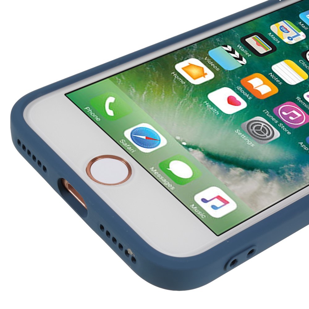 EIDERWOOD iPhone SE (2022 / 2020) / 8 / 7 Foret Fleksibelt Plast Cover - Blå