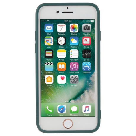 EIDERWOOD iPhone SE (2022 / 2020) / 8 / 7 Foret Fleksibelt Plast Cover - Mørkegrøn