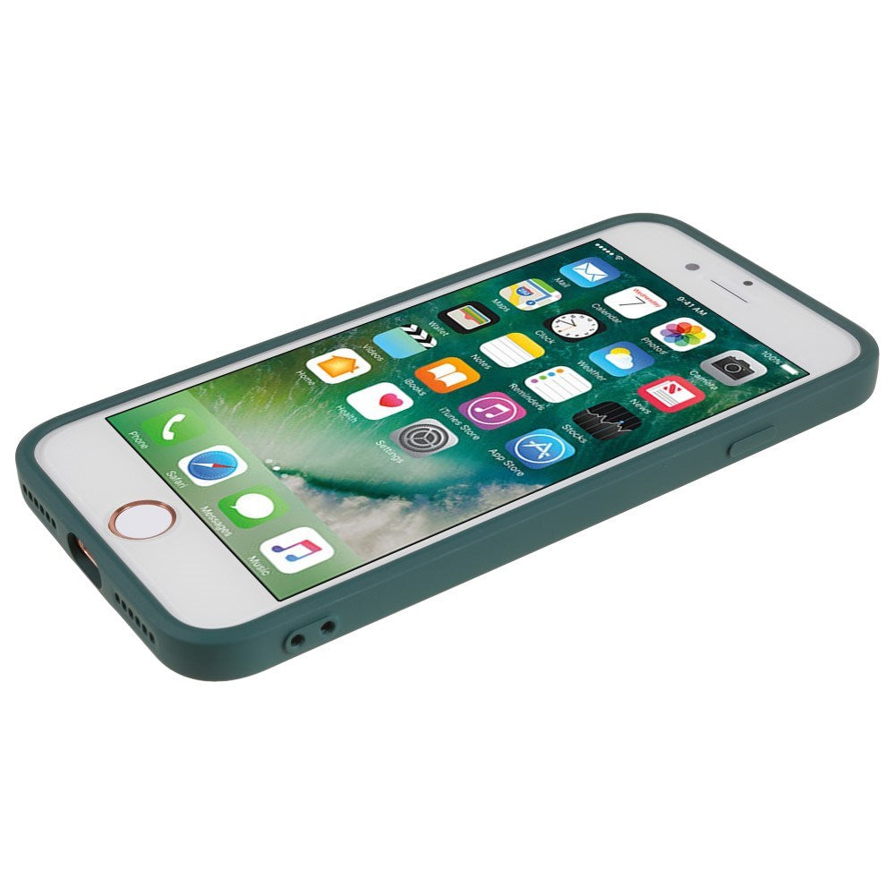 EIDERWOOD iPhone SE (2022 / 2020) / 8 / 7 Foret Fleksibelt Plast Cover - Mørkegrøn