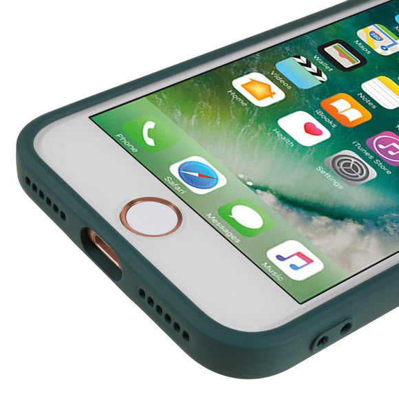 EIDERWOOD iPhone SE (2022 / 2020) / 8 / 7 Foret Fleksibelt Plast Cover - Mørkegrøn