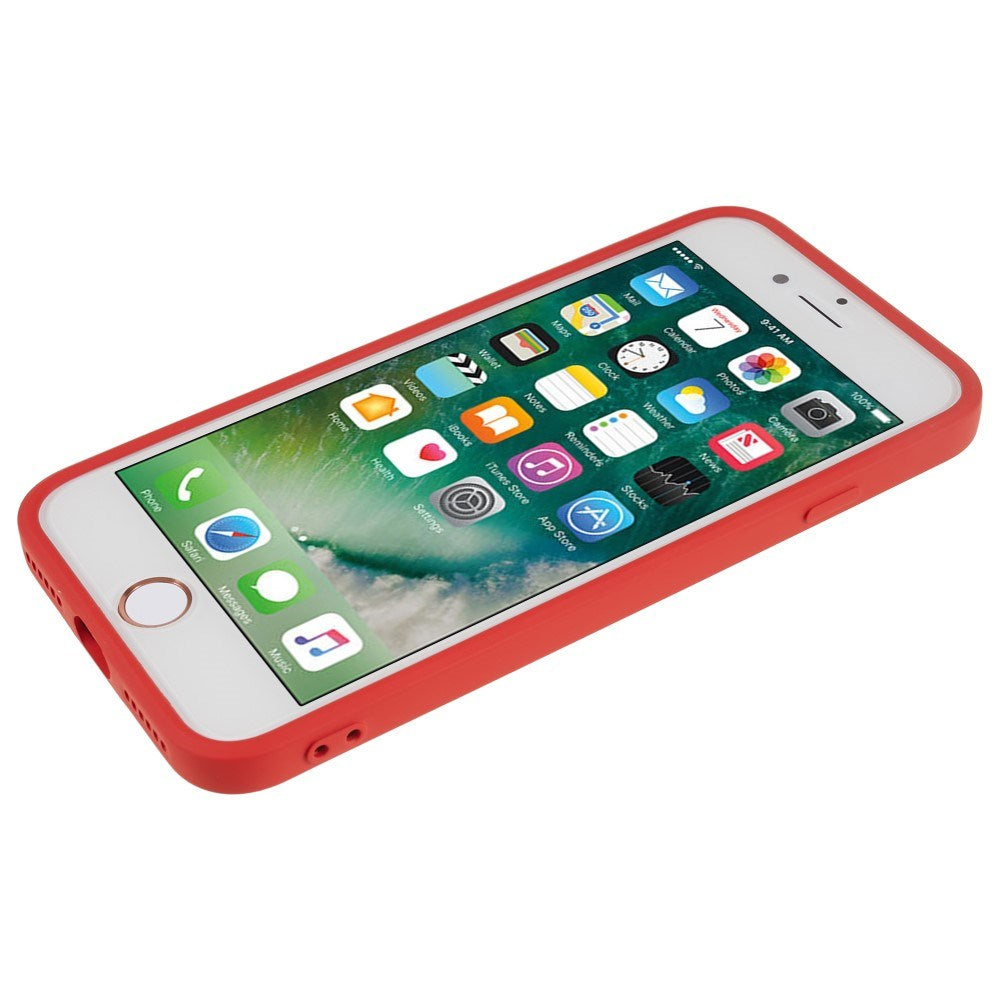 EIDERWOOD iPhone SE (2022 / 2020) / 8 / 7 Foret Fleksibelt Plast Cover - Rød