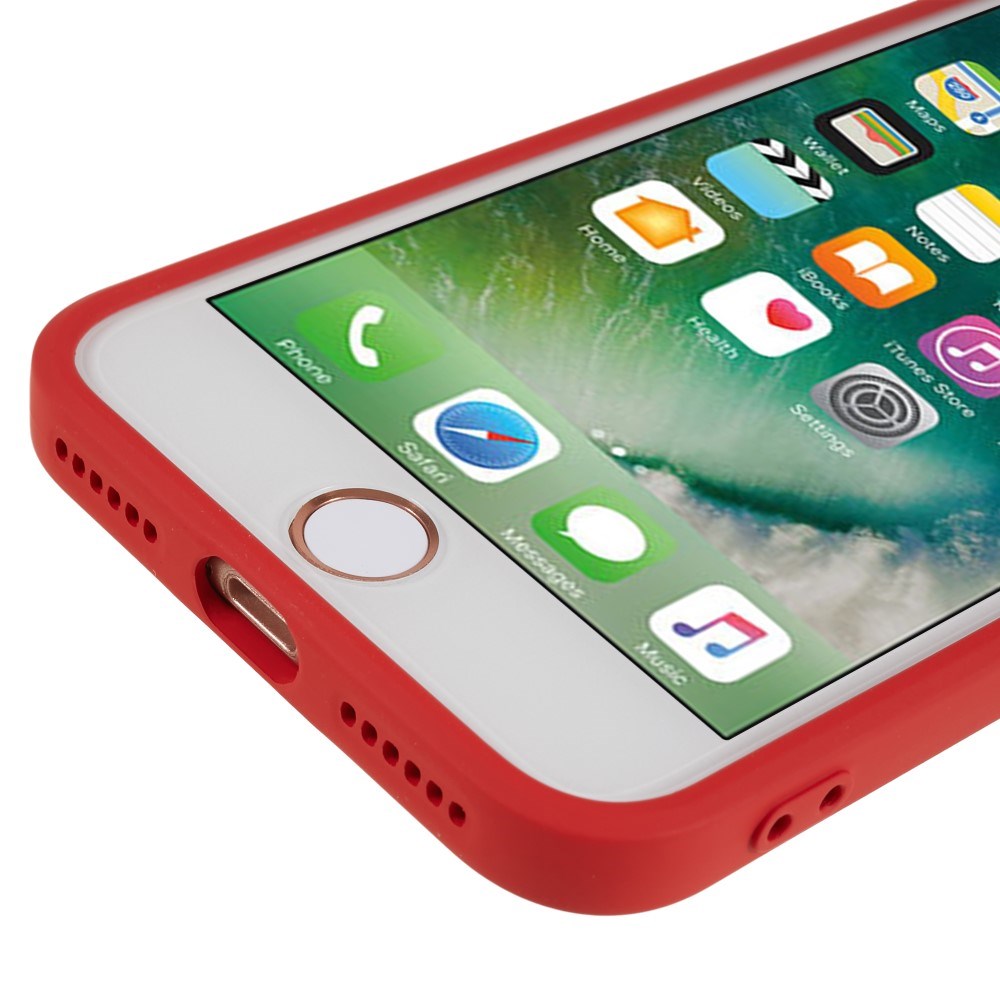EIDERWOOD iPhone SE (2022 / 2020) / 8 / 7 Foret Fleksibelt Plast Cover - Rød