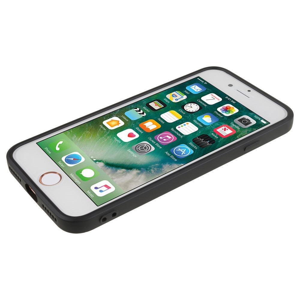EIDERWOOD iPhone SE (2022 / 2020) / 8 / 7 Foret Fleksibelt Plast Cover - Sort