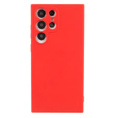 EIDERWOOD Samsung Galaxy S22 Ultra Foret Fleksibelt Plast Cover - Rød