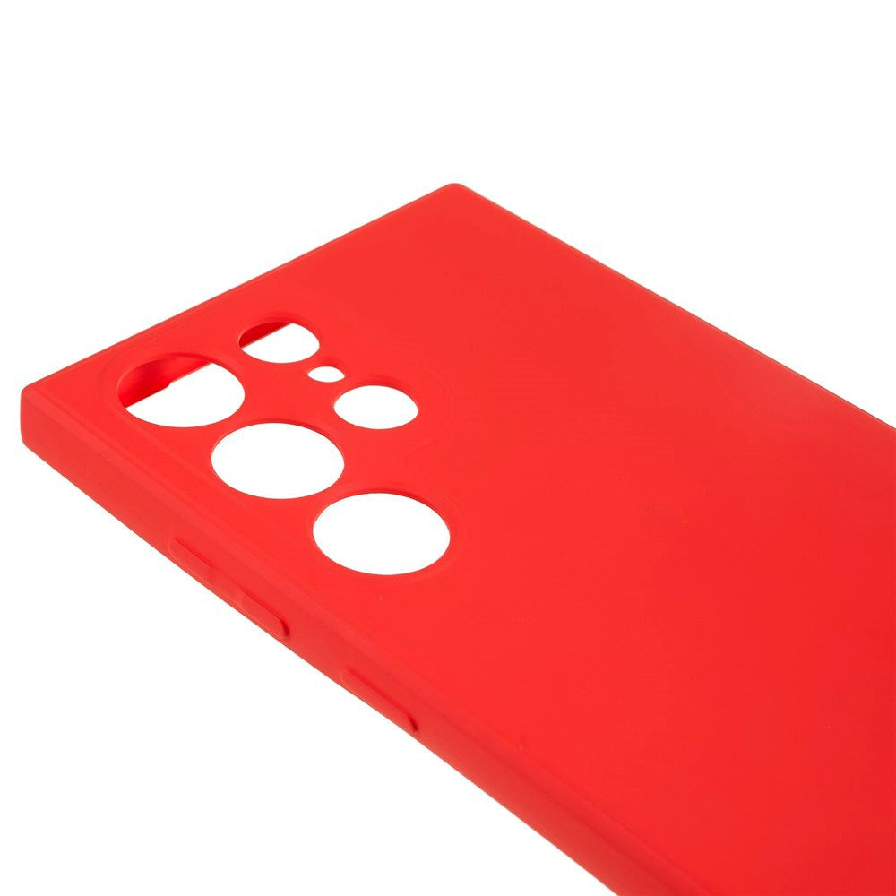 EIDERWOOD Samsung Galaxy S22 Ultra Foret Fleksibelt Plast Cover - Rød