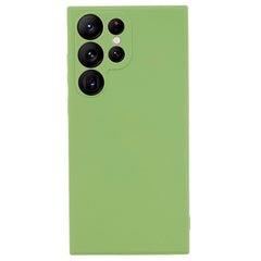 EIDERWOOD Samsung Galaxy S22 Ultra Foret Fleksibelt Plast Cover - Lysegrøn