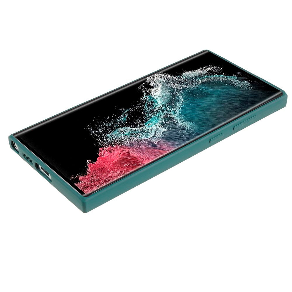 EIDERWOOD Samsung Galaxy S22 Ultra Foret Fleksibelt Plast Cover - Grøn
