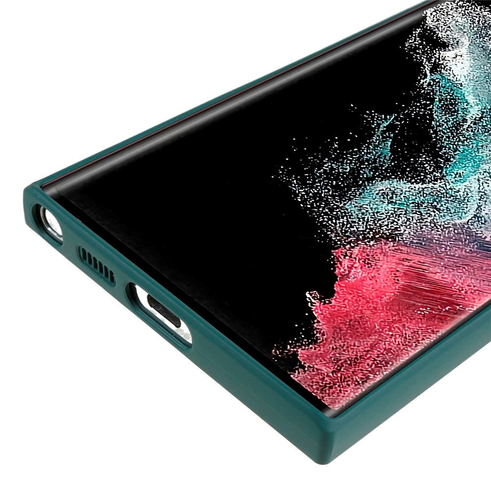 EIDERWOOD Samsung Galaxy S22 Ultra Foret Fleksibelt Plast Cover - Grøn