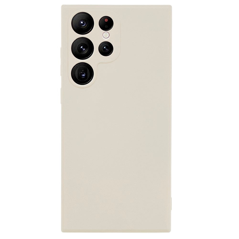 EIDERWOOD Samsung Galaxy S22 Ultra Foret Fleksibelt Plast Cover - Beige