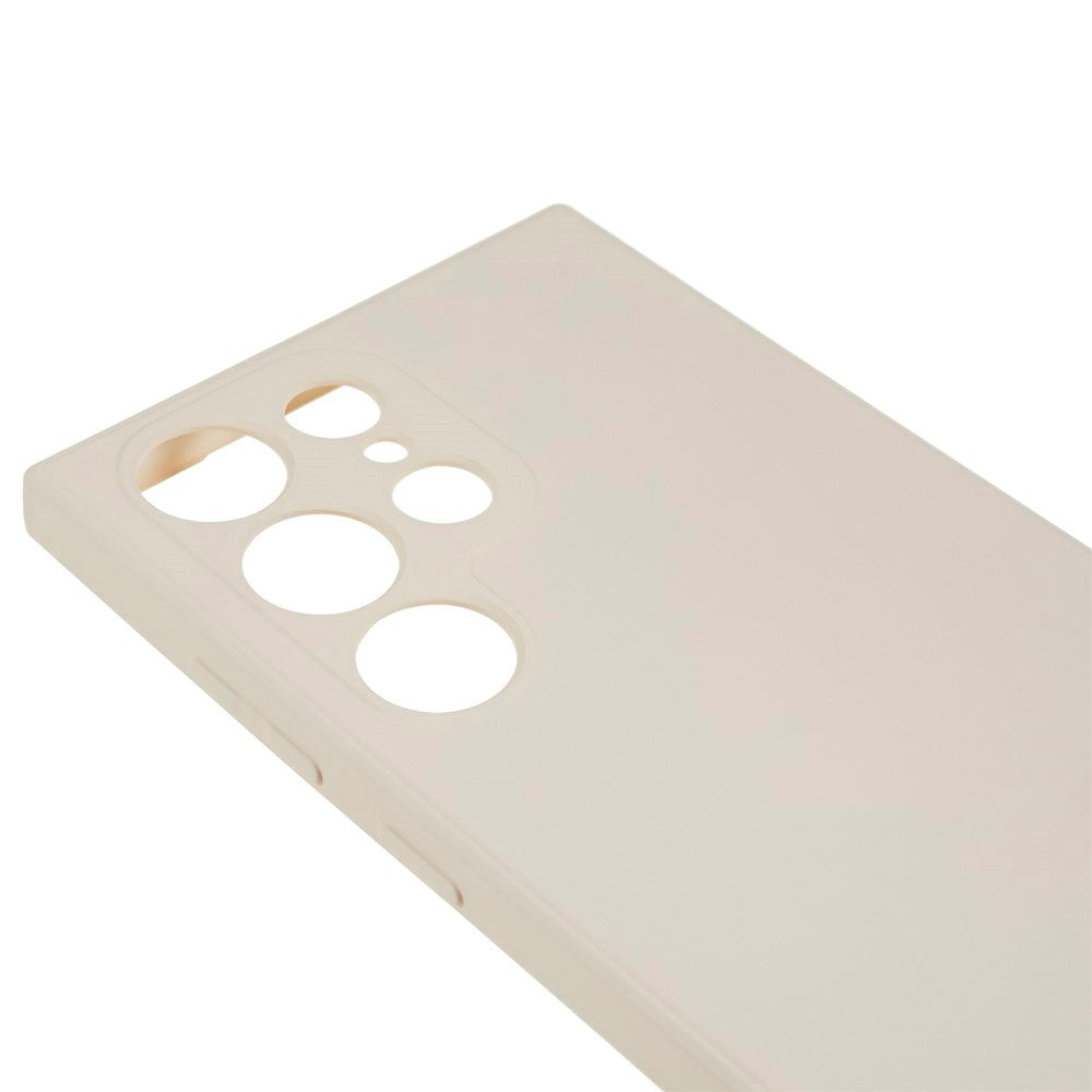 EIDERWOOD Samsung Galaxy S22 Ultra Foret Fleksibelt Plast Cover - Beige