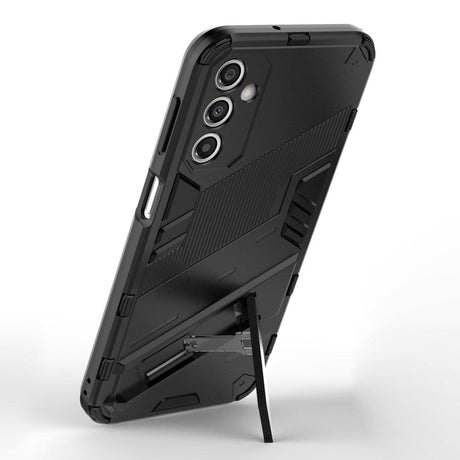 Samsung Galaxy A24 Hybrid Håndværker Cover m. Kickstand - Sort
