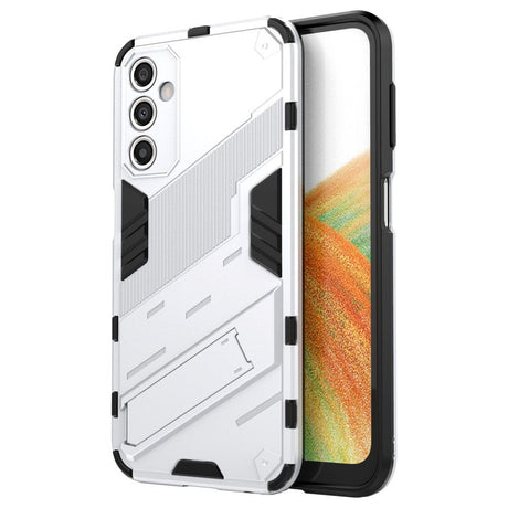 Samsung Galaxy A24 Hybrid Håndværker Cover m. Kickstand - Hvid